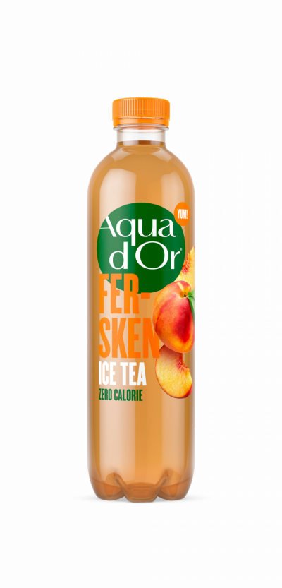 AquaDor Ice Tea Fersken 0,5L DK RGB Lowres-frit